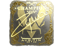 Sticker | ZywOo (Gold, Champion) | Austin 2025