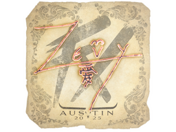 Sticker | zevy | Austin 2025