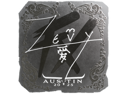 Sticker | zevy (Foil) | Austin 2025