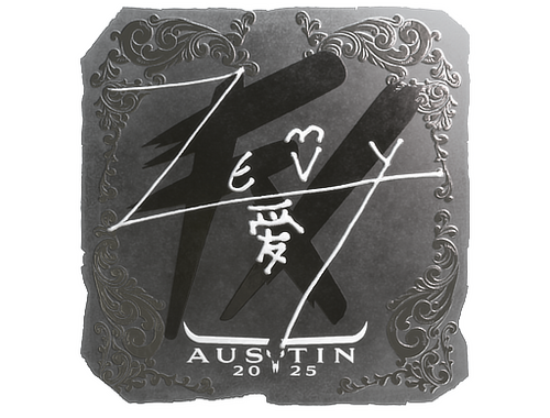 Aufkleber | zevy (Glanz) | Austin 2025