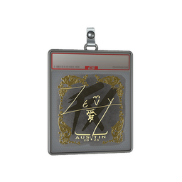 Sticker Slab | zevy (Gold) | Austin 2025