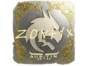 Sticker | zont1x (Gold) | Austin 2025