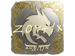 Sticker | zont1x (Gold) | Austin 2025