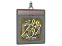 Sticker Slab | zorte (Gold) | Austin 2025
