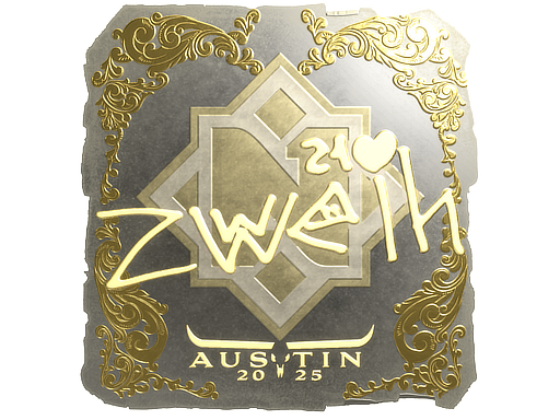 Sticker | zweih (Gold) | Austin 2025