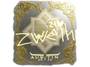 Sticker | zweih (Gold) | Austin 2025