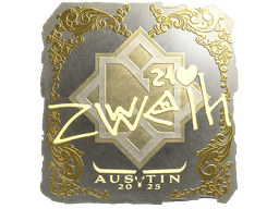 Sticker | zweih (Gold) | Austin 2025
