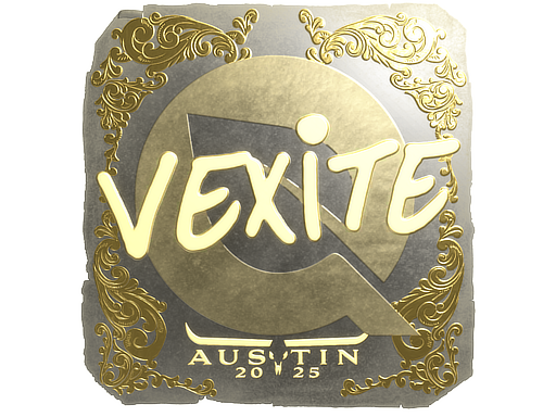 Sticker | vexite (Gold) | Austin 2025