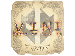 Sticker | VINI | Austin 2025