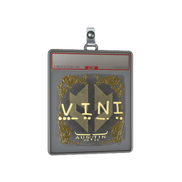 Sticker Slab | VINI (Gold) | Austin 2025
