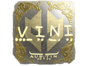 Sticker | VINI (Gold) | Austin 2025
