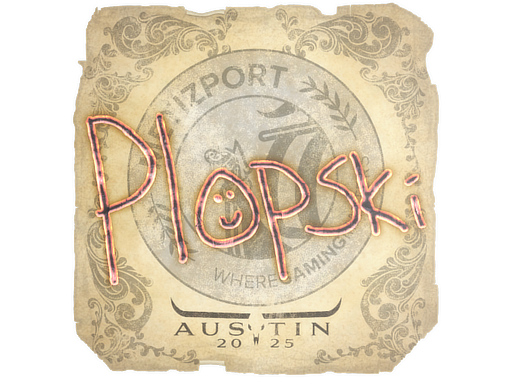 Sticker | Plopski | Austin 2025