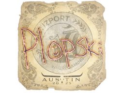 Sticker | Plopski | Austin 2025