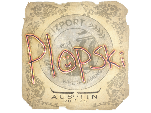 Sticker | Plopski | Austin 2025