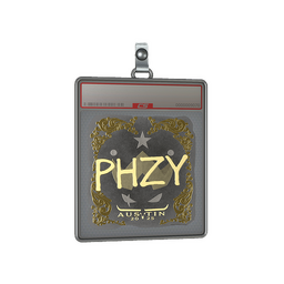 Sticker Slab | phzy (Gold) | Austin 2025