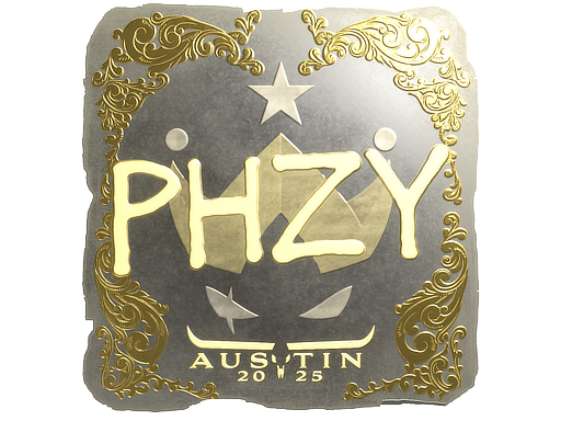 Sticker | phzy (Gold) | Austin 2025