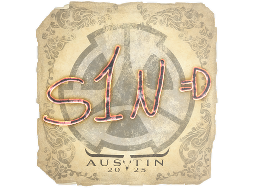 Sticker | s1n | Austin 2025