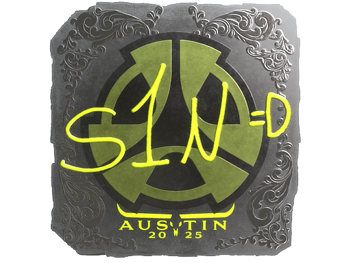 Sticker | s1n (Foil) | Austin 2025