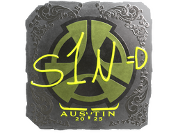 Sticker | s1n (Foil) | Austin 2025