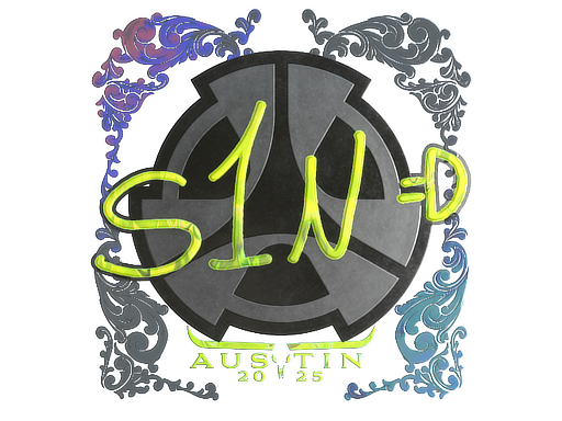 Sticker | s1n (Holo) | Austin 2025