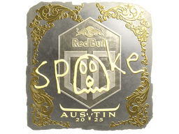 Sticker | spooke (Gold) | Austin 2025