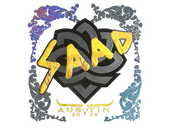 Sticker | saadzin (Holo) | Austin 2025