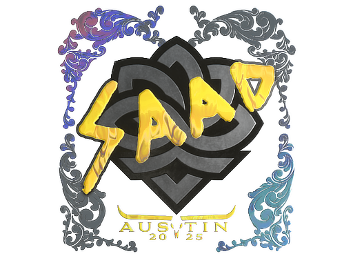 Sticker | saadzin (Holo) | Austin 2025