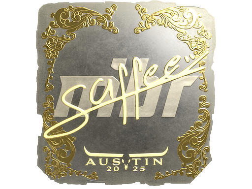 Sticker | saffee (Gold) | Austin 2025