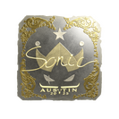 Sticker | Sonic (Gold) | Austin 2025