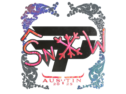 Sticker | snow (Holo) | Austin 2025
