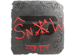 Sticker | snow (Foil) | Austin 2025