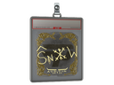 Sticker Slab | snow (Gold) | Austin 2025