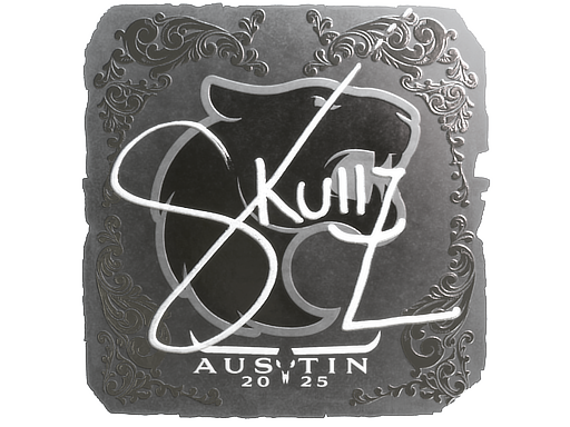 Sticker | skullz (Foil) | Austin 2025