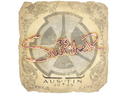 Sticker | Swisher | Austin 2025