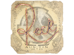 Sticker | reck | Austin 2025
