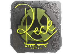Sticker | reck (Foil) | Austin 2025