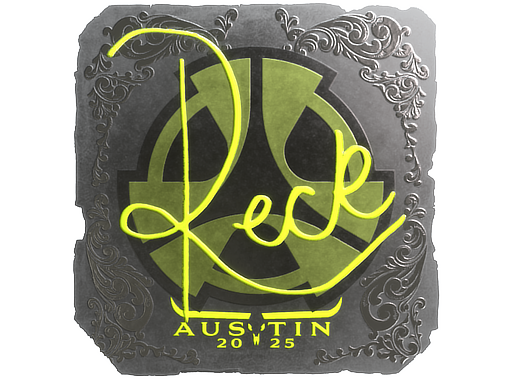 Sticker | reck (Foil) | Austin 2025