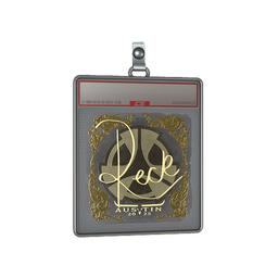Sticker Slab | reck (Gold) | Austin 2025