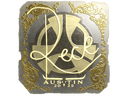 Sticker | reck (Gold) | Austin 2025
