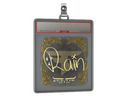 Sticker Slab | rain (Gold) | Austin 2025