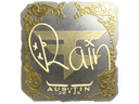 Sticker | rain (Gold) | Austin 2025