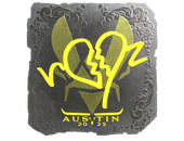 Наклейка | ropz (металлическая) | Остин-2025