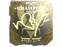 Sticker | ropz (Gold, Champion) | Austin 2025