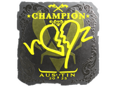 Наклейка | ropz (металлическая, чемпион) | Остин-2025