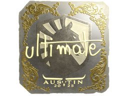 Sticker | ultimate (Gold) | Austin 2025