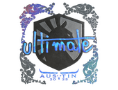 Наклейка | ultimate (голографическая) | Остин-2025