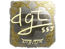 Sticker | dgt (Gold) | Austin 2025