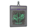 Sticker Slab | decenty (Foil) | Austin 2025