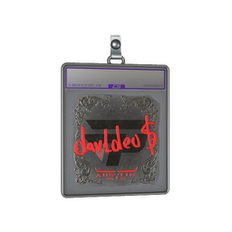 Sticker Slab | dav1deuS (Foil) | Austin 2025
