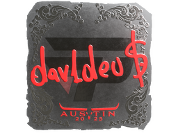Sticker | dav1deuS (Foil) | Austin 2025